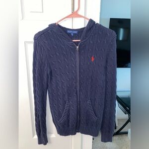 Polo sweater jacket